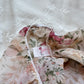 Dreamy Sheer Vintage Floral Dress featuring Rose Garden Prints with Soft Lace Skirt