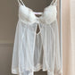 Victoria’s Secret Soft Fairy Babydoll Slip features Floral Embroidery