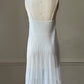 Vera Wang for Fidelta White Peignoir Set — Mesh Chemise & Satin Robe