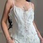 Victoria's Secret White Jacquard Bralette Top — Lace Front Panel