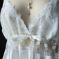 Secret Treasures Ivory Babydoll Camisole — Floral Lace Trim