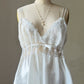 Secret Treasures Ivory Babydoll Camisole — Floral Lace Trim