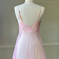 Sheer Victoria's Secret Cherry Blossoms Open Top Slip Dress