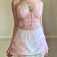 Sheer Victoria's Secret Cherry Blossoms Open Top Slip Dress