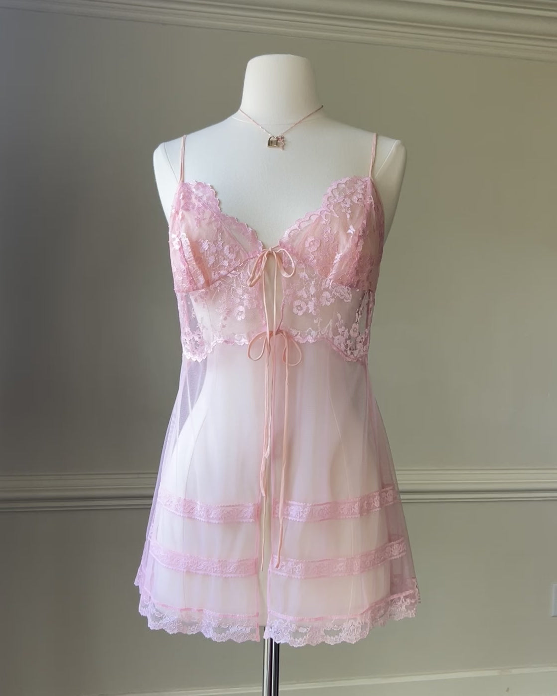 victoria's secret slip dress Sheer Victoria's Secret Cherry Blossoms Open Top Slip Dress – ethereal  vintage