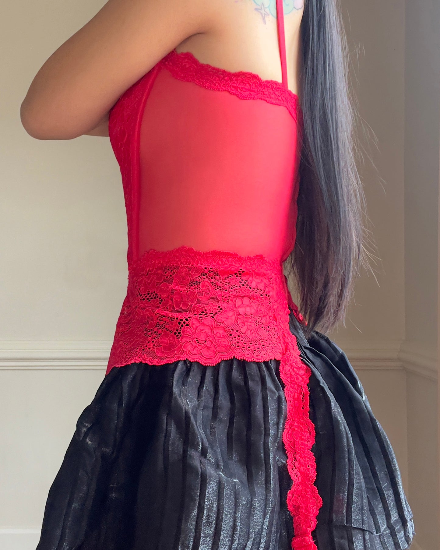 RARE Romantic Victoria’s Secret Sheer Lace Bustier Corset