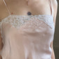Vintage 1920’s Style Blushed Teddy Romper featuring Delicate Floral Lace Details