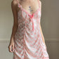 Eblin’s Vintage Print Dress featuring Unique Ribbon Stitching
