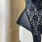 Victoria’s Secret Vintage 80s Sultry Bodysuit featuring Floral Embroidery Bodice