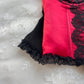 Frederick’s Strapless Cropped Satin Bustier Corset featuring Lace Embroidery