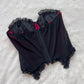 Frederick’s Strapless Cropped Satin Bustier Corset featuring Lace Embroidery